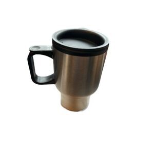Stainless Steel Travel Mug With Lid & Handle